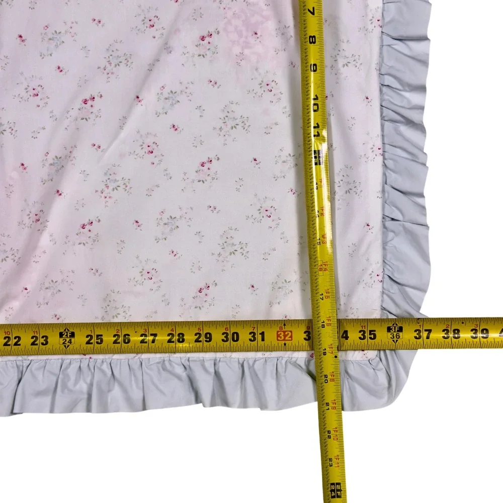 Rachel Ashwell Simply Shabby Chic Belle Hydrangea Blue KING Duvet & Ruffle Shams